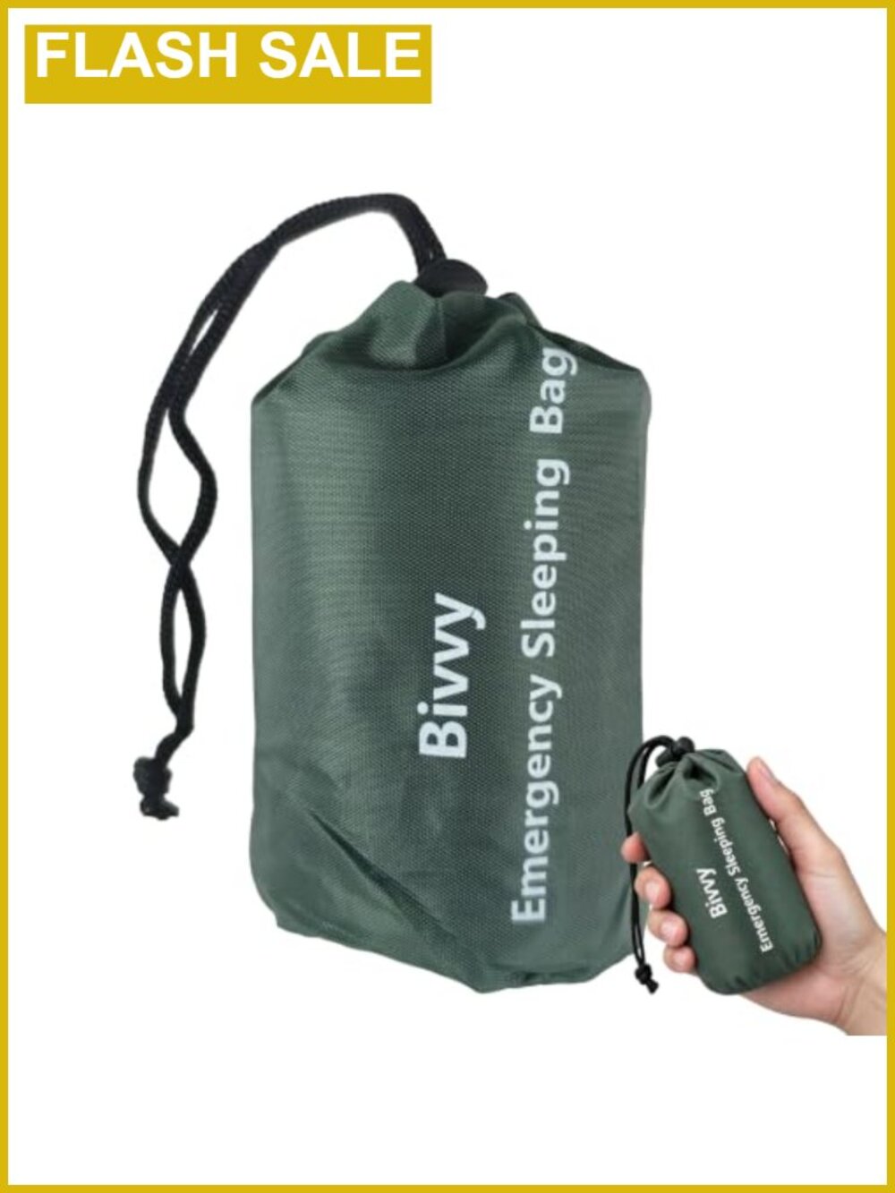 PE Emergency Sleeping Bag Thermal Bivy Sack Survival Camping